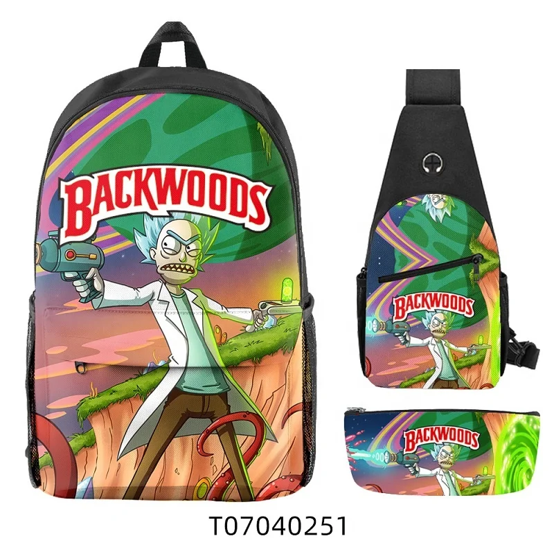 2022 hot sale 3 sets shoulder sport bags smell proof backpack backwoods pack bag