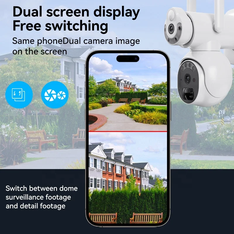 Камера видеонаблюдения REOLINK Duo 2K 4G LTE с двойным объективом 360 градусов