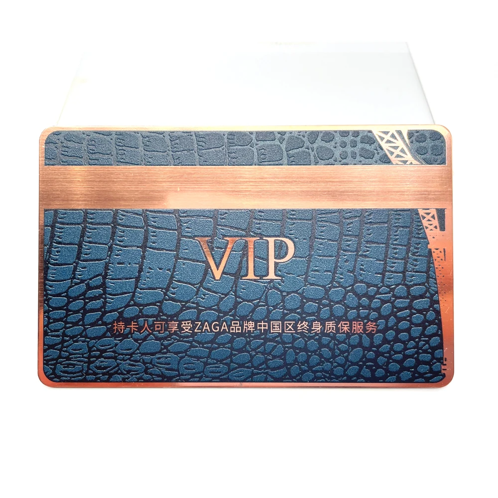 Custom Printed Luxury Hot Stamp Gold Foil Plastic Business Card PVC VIP Membership Gift Card