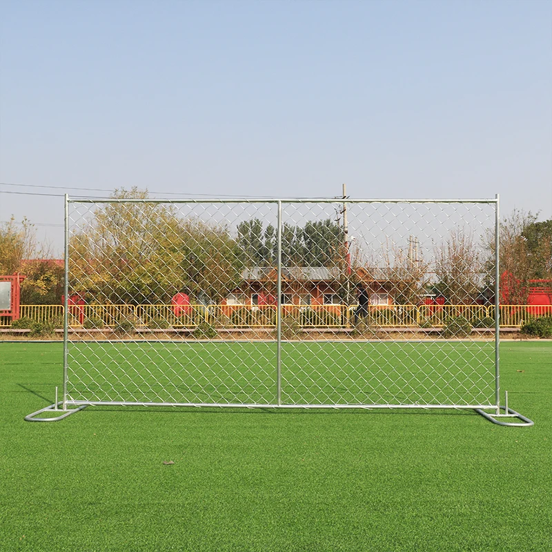 6x12 portable galvanized  chain link temporary fence panel in America for events