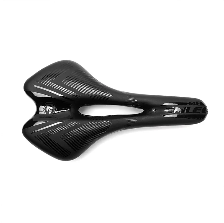 Outdoor riding cushion hollow ultra-light molybdenum steel cushion mountain road bike comfortable saddle leather saddle