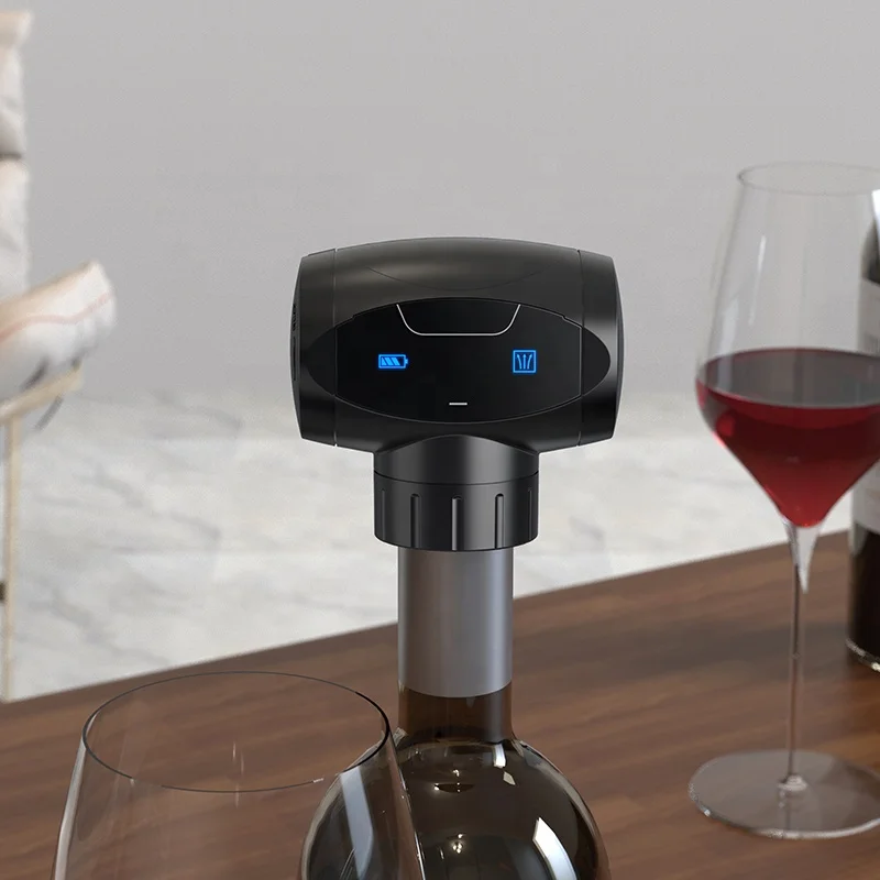 Best Selling Vacuum Electric Wine Preserver Fresh Keeper Automatic Luxury Wine Bottle Saver Stopper