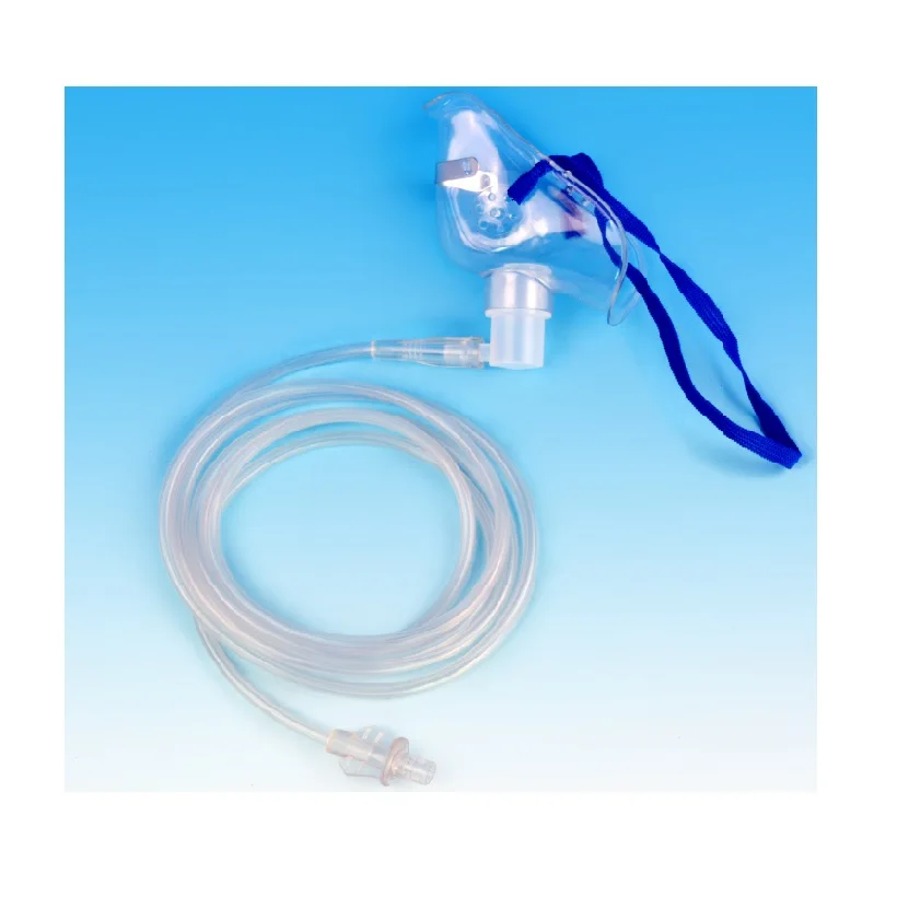 Medical Adult Medium Concentration Oxygen Mask For Facial