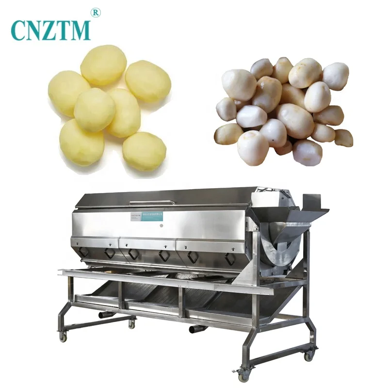 Cheap Price High Quality Big Capacity Taro Peeler And Washer Machinery Fresh Potato Brush Roll Washing And Peeling Machine