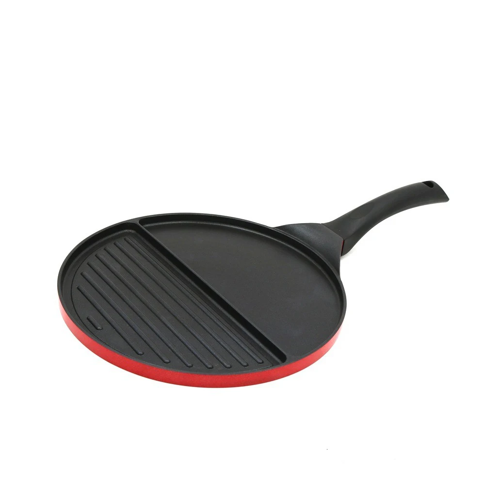 Aluminum alloy die-cast multi-pattern non-stick pan breakfast plate cake mold pizza plate steak frying pan