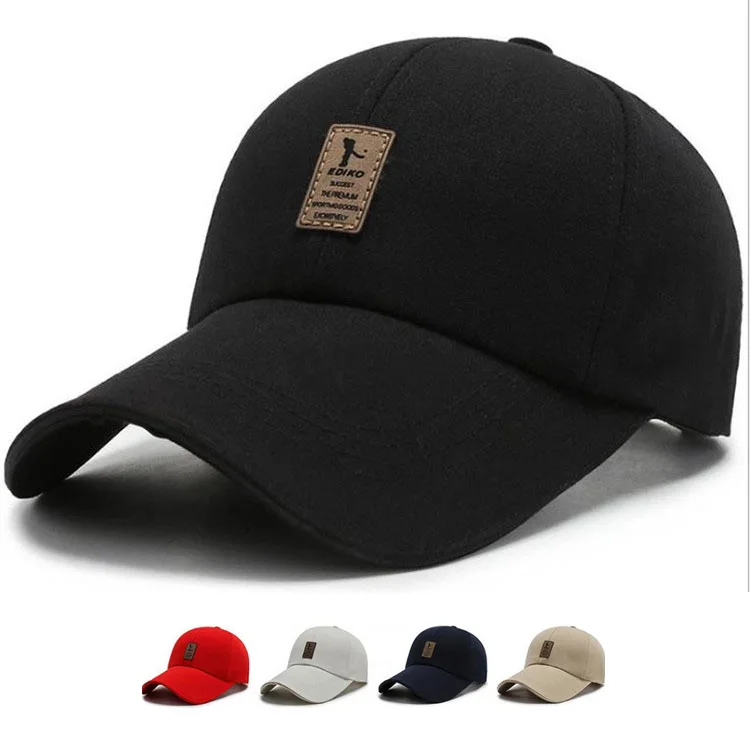 HF холщовая Спортивная Регулируемая простая Мужская Женская Бейсболка со светящейся этикеткой