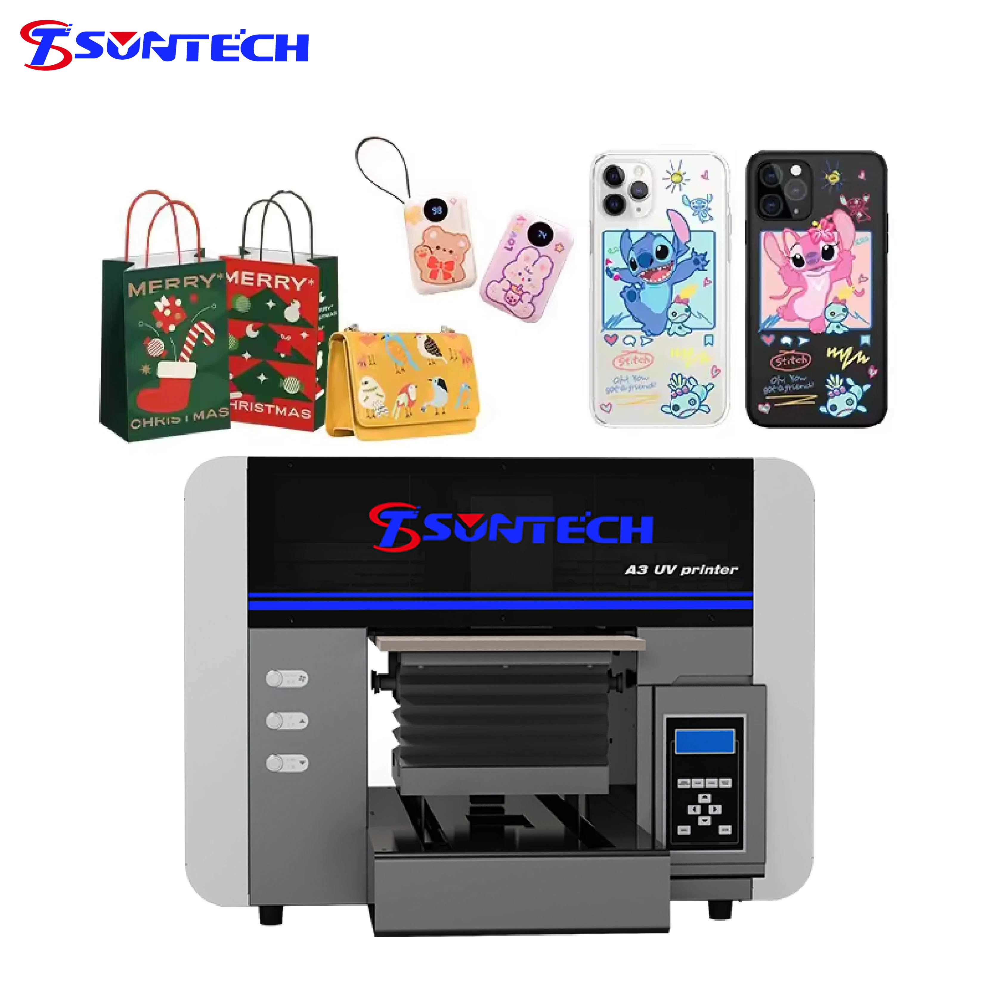 Professional Manufacturer Digital Inkjet Small Desktop Printing Machine Flatbed A5 Uv Printer For Phone Case Printing