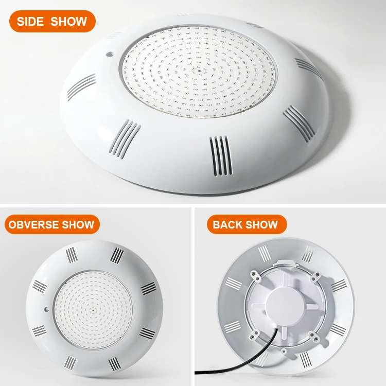 On Sale Ultra Flat 12V Salt Water Nicheless Wall Mounted Rgb Remote Control Ip68 Swimming Pool Led Light