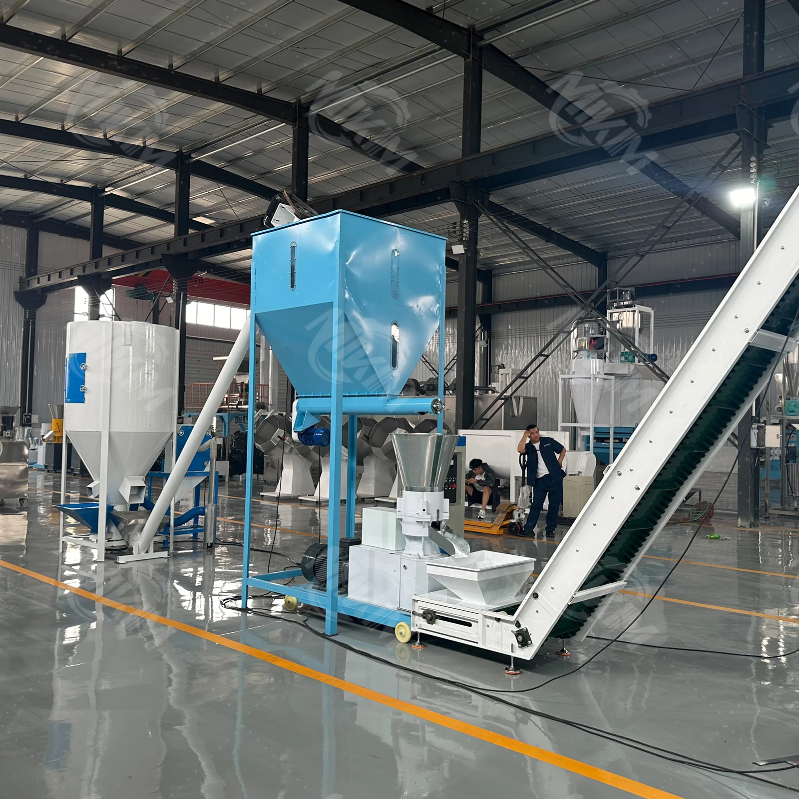 1-1.5t/h Chicken Stock Feed Making Machine Ring Die Animal Livestock Farm Equipment Hummer Mill Machine