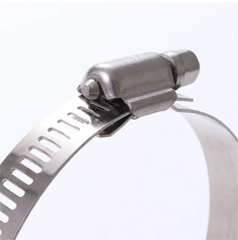 OEM Full size adjustable heavy duty quick release stainless steel small thumb screw hose clamps for pipe