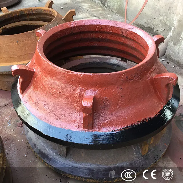 Hot sale hp200 hp300 hp400 crusher parts concave and mantle for cone crusher