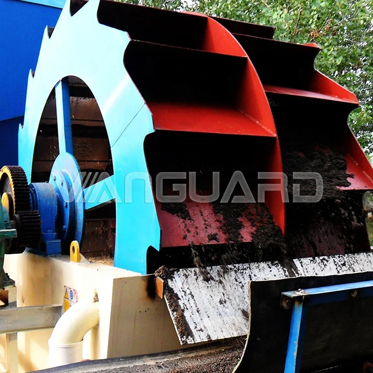 Bucket Wheel River Pebble Sand Stone Washing Machine Screening Cleaning Washer