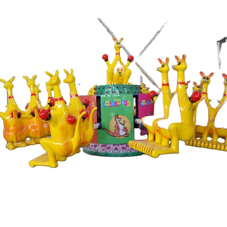 Attraction New Product Kids Favorite Lovely Amusement Park Rides Jumping Kangaroo for Sale