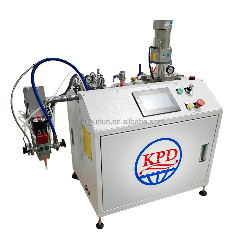 Thermally conductive silicone potting compound machine dispensing for AB epoxy and PU sealant