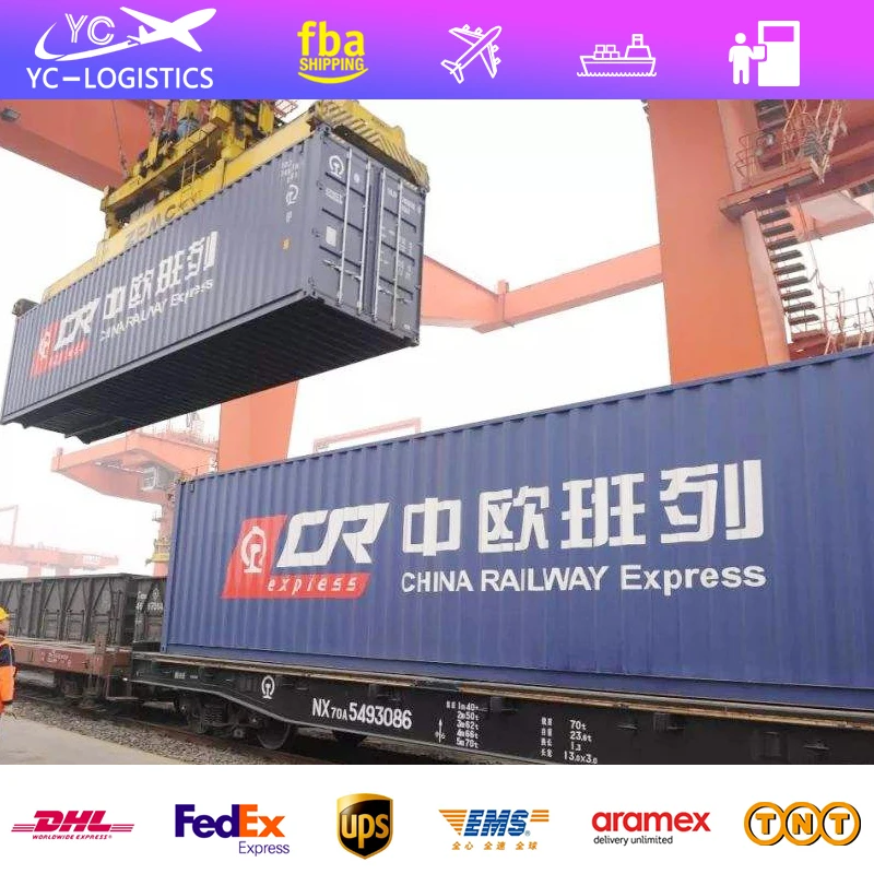 China freight forwarder rail way cheap shipping  to Germany Danmark  door to door train shipping freight
