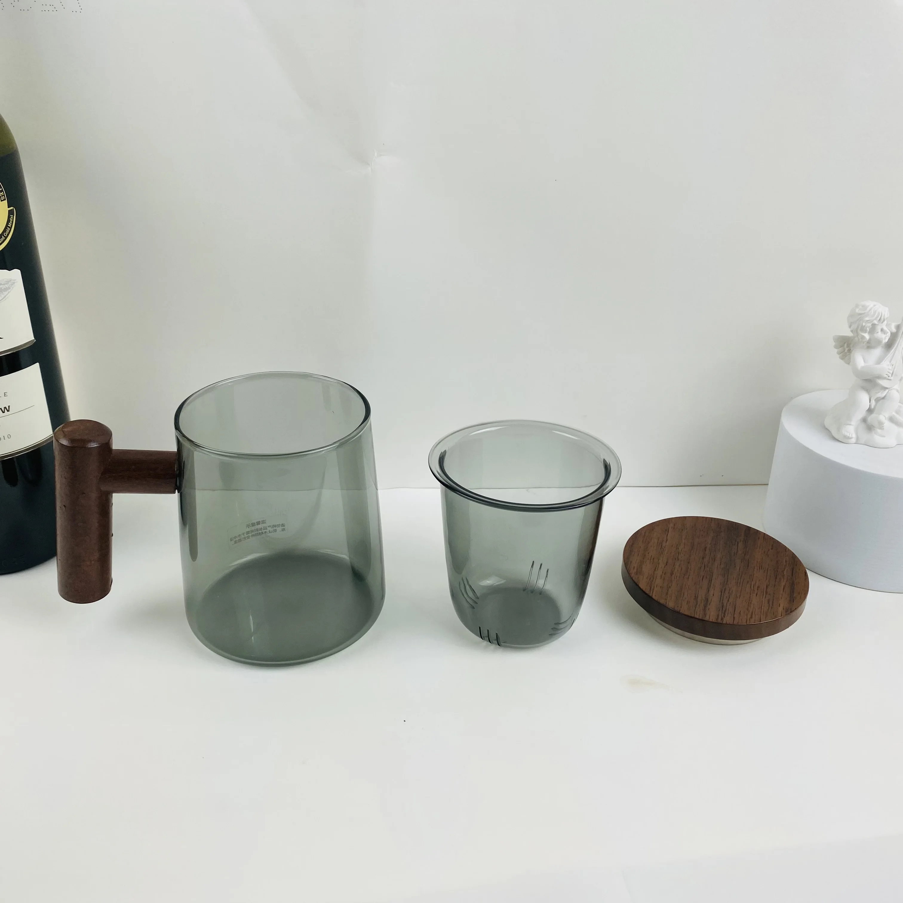 Heat-Resistant Starry Double-Layer double wall heat resisting borosilicate glass cup Drink Coffee Milk Cup double wall glass mug