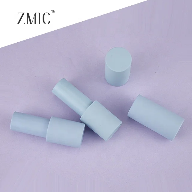 Empty round plastic lipstick tube blush stick packaging premium magnet lipstick tube custom colors matte lipstick