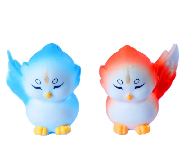 miniature cute cartoon arts and craft small micro garden decoration animal sculpture love couple resin bird figurines bath toys