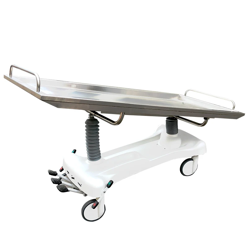 MN-YD006 Hospital Patient ABS Patient Transfer Trolley Hydraulic Corpse Stretcher