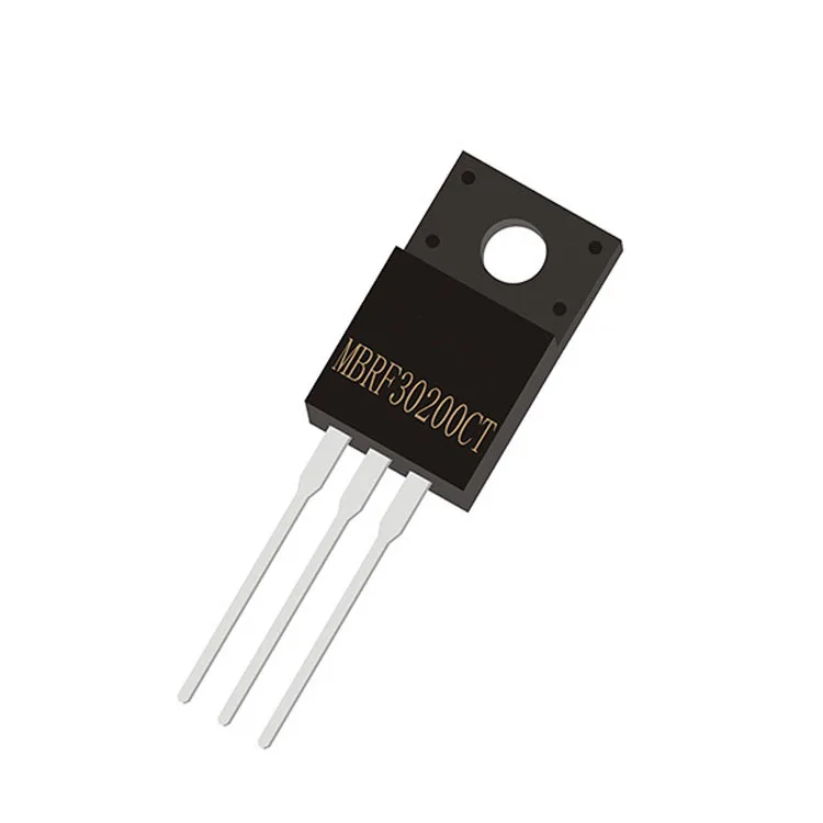Source, manufacturer direct, Schottky diode MBRF30200CT TO-220F package, series high voltage, bridge, diode