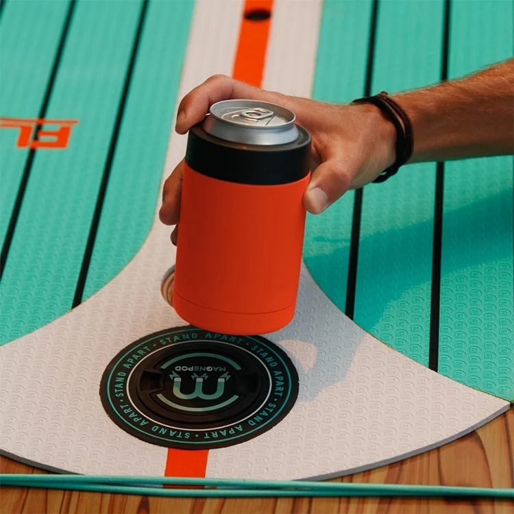 Stainless Steel 12oz Vacuum Insulated beer Can Bottle Cooler Double Wall Copper Plated Metal Can Chiller For Cans and Bottles