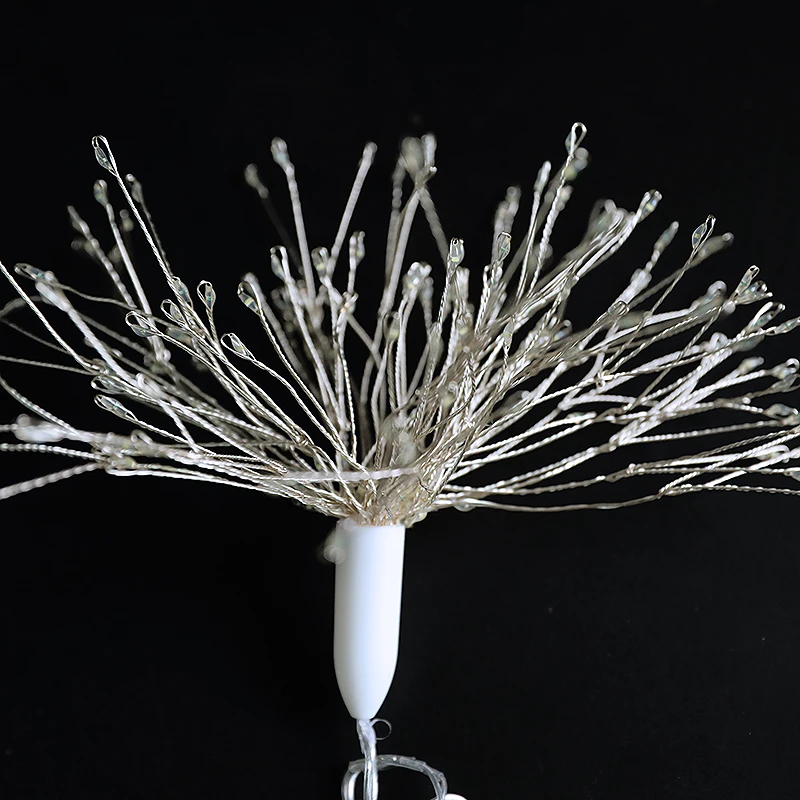 Hot Sale Led Firework Light Decorative String Lights Christmas Lights Outdoor Waterproof 8 Mode Lamp Party Wedding Christmas