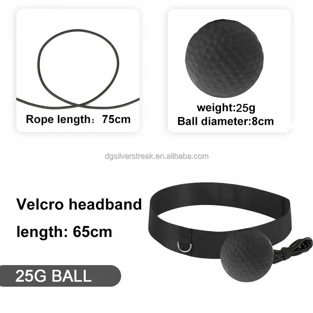 Boxing Fight Reaction Boxing Speed Ball Speed Reflex Ball with Headband  Fight Punch Ball For Fitness Gym Exercise Anti Stress