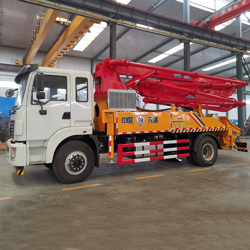 Cheap Price Dongfeng Chassis Model With Brand  Small Concrete Pump Trunk Price With Pipe 25m
