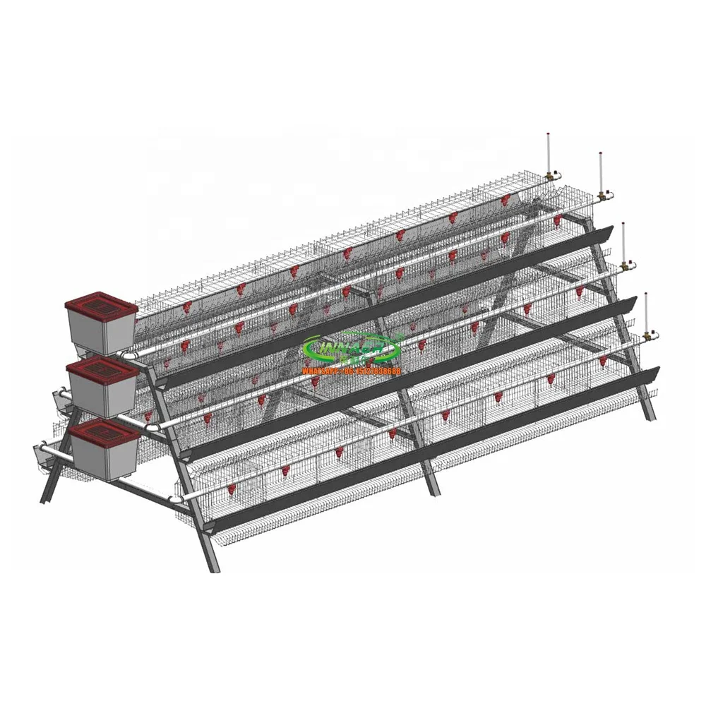 Automatic chicken feeding machine for poultry chicken house