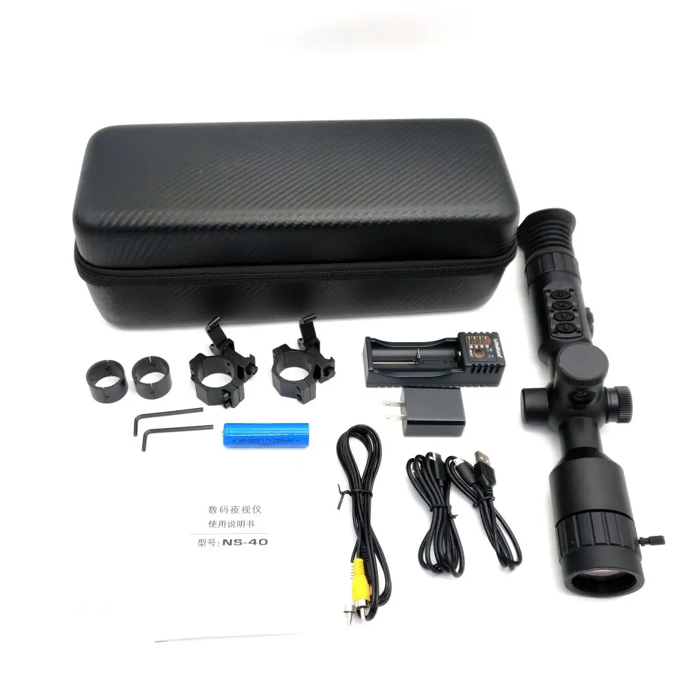 SECOZOOM NVP10 2K Digital night vision scope with IR Laser Illuminated For Hunting Optic Tactical Scope With Reticle Sights