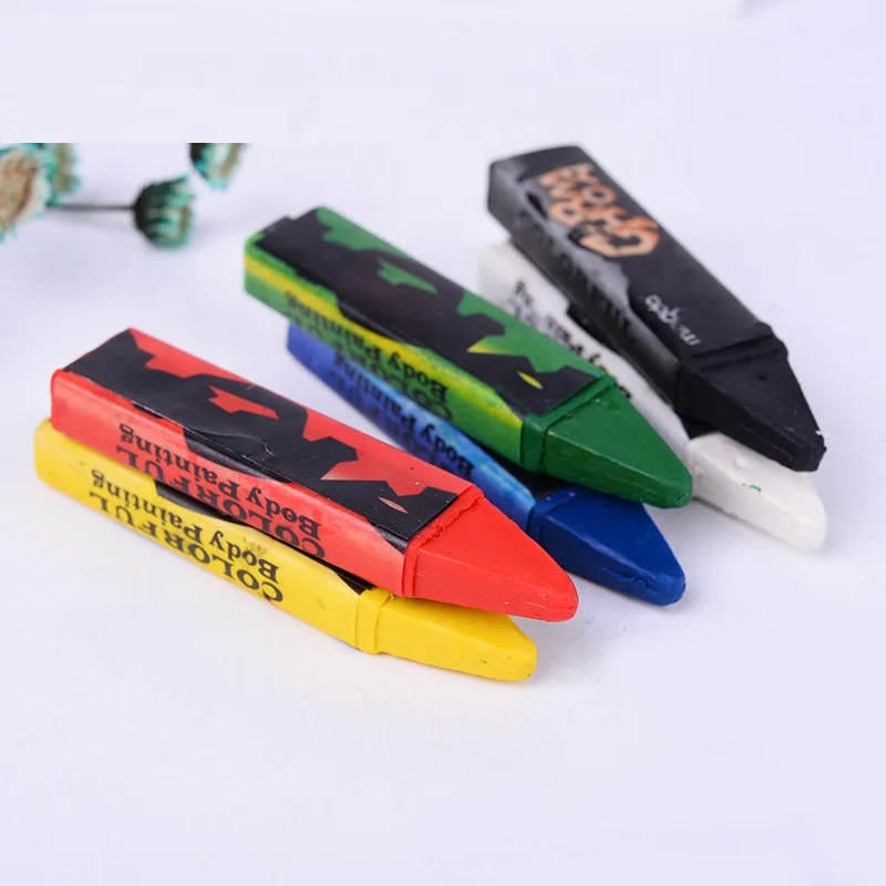 6 Colors Face Body Painting Pencils Paint Crayon Pen Stick Splicing Structure For Christmas Halloween Party Makeup Decoration