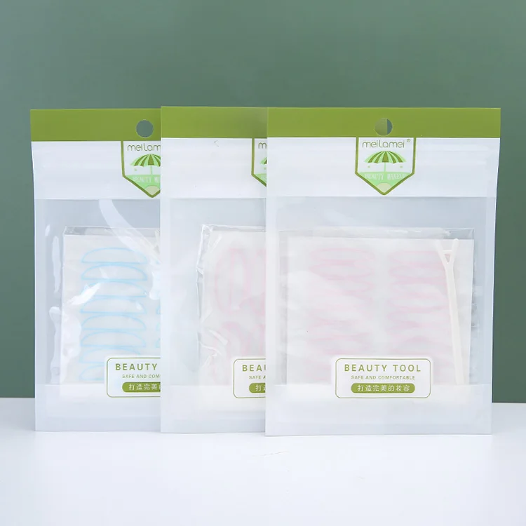 32 пары натуральный вискозные волокна ленты водонепроницаемый клейкая лента для создания двойного века прозрачный MLM-J025