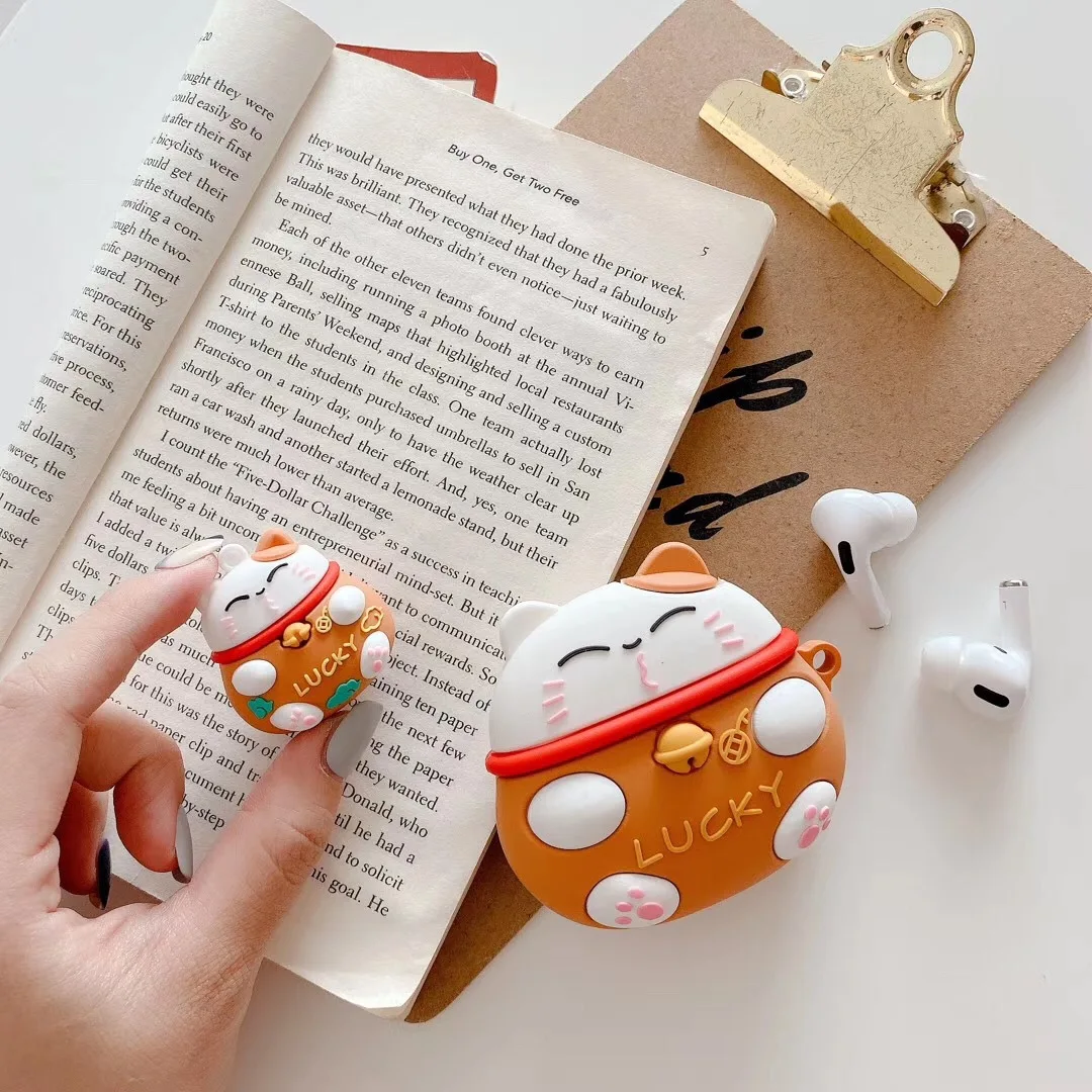 Make Your Own Designs Logo 3D Cartoon Toys Headphones Case For Airpods Pro OEM 3D Soft Silicone Earphone Cover For Airpods case