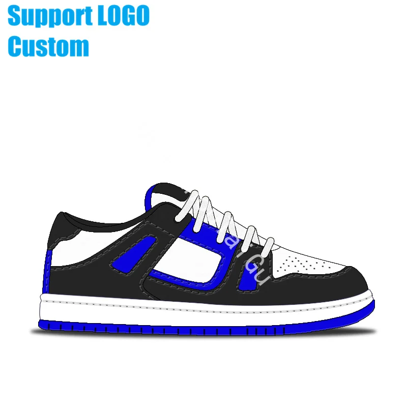 Factory Designer Custom Wholesale High Quality Genuine Leather Low  Men Basketball Shoes