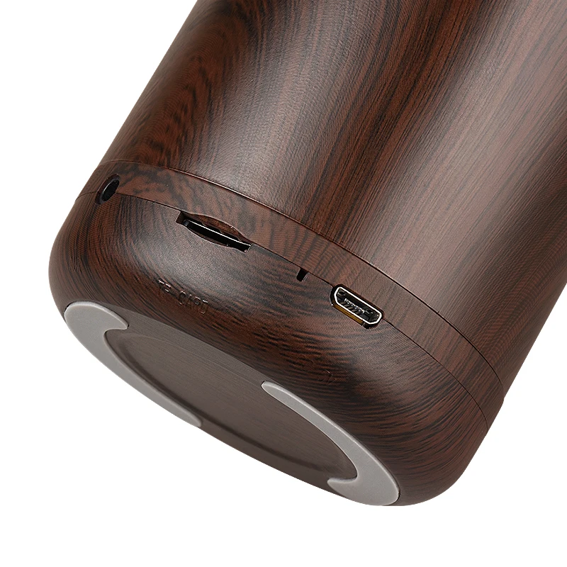 
OEM factory produces wooden speaker wireless audio player can record music wirelessly 