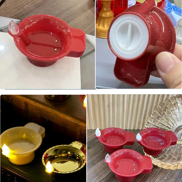 Горячая распродажа diya для украшения diwali lights индийская светодиодная Индукционная водяная лампа