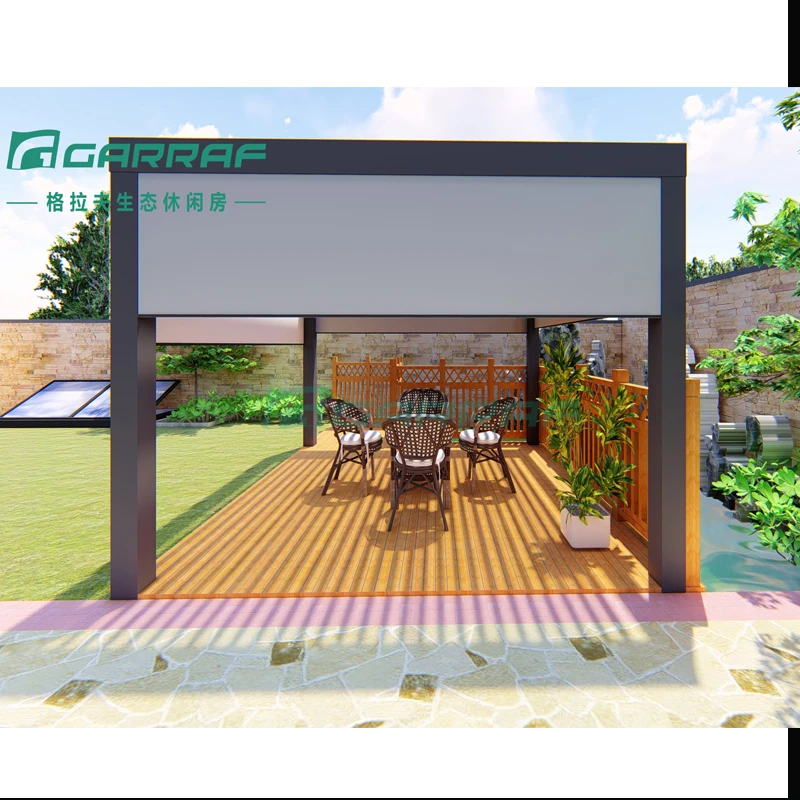 Hot Sale Aluminum Pergola Materials Rainproof For Garden