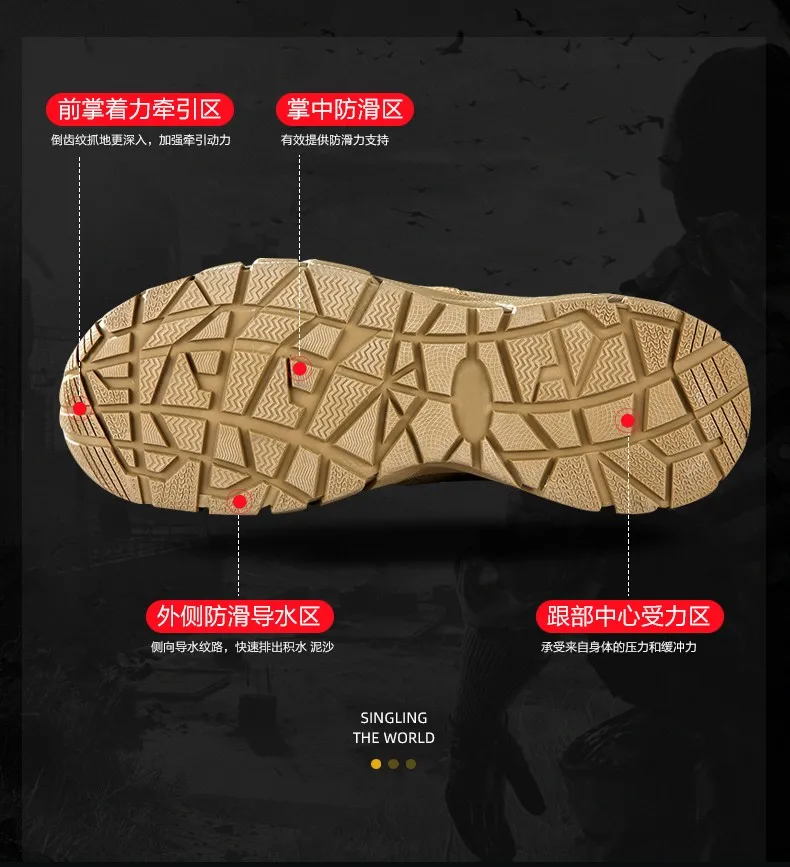  Военные сверхлегкие черные военные ботинки SWAT осенне-зимние теплые дышащие Сапоги для пустыни