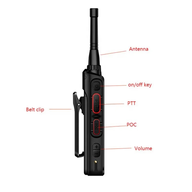 Long Range Walkie Talkies Interphone Indoor Wireless 4G Video POC Analog UHF Intercom