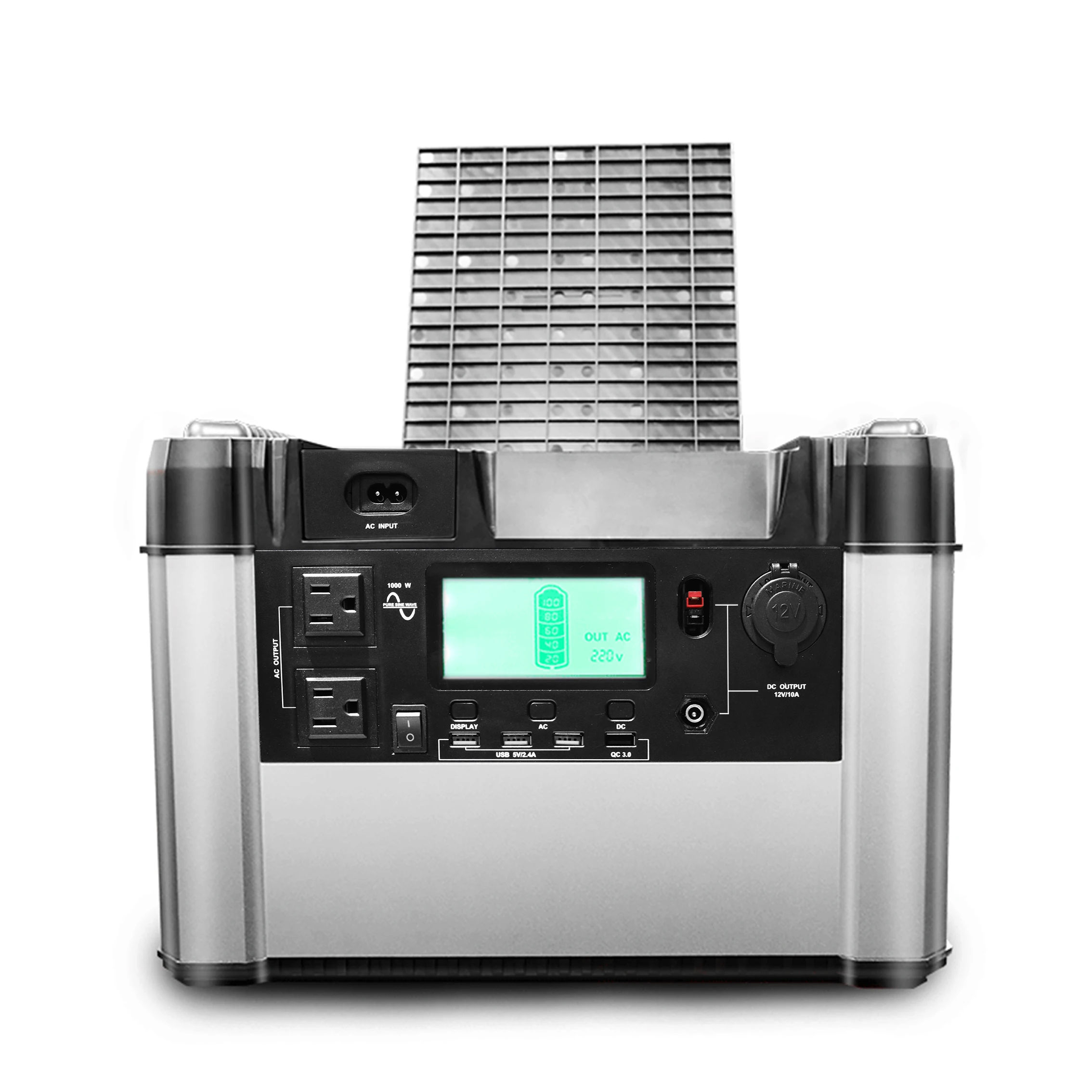 
New release 1000W portable power station 1100Wh USB Solar portable power station for home application 