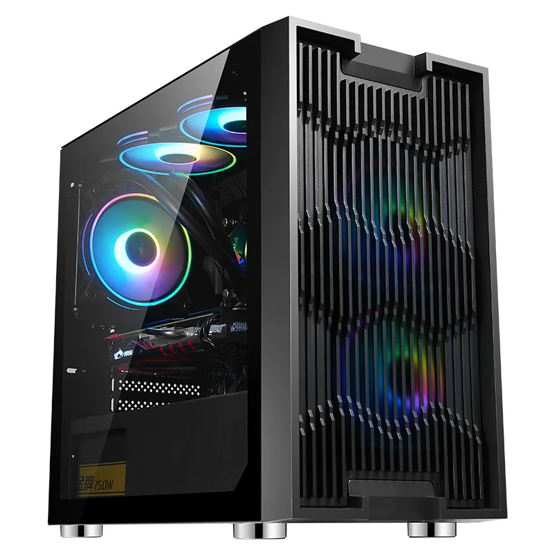 SAMA Hot Selling  ATX Case ABS Plastic Gaming CPU Case OEM Desktop Case Gaming