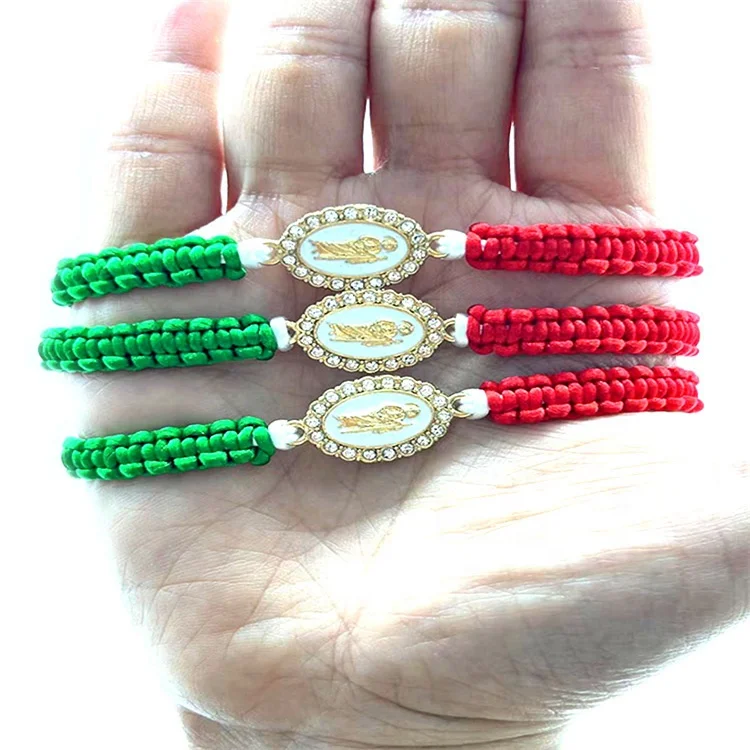 Hand-Woven Bracelets As Gifts or Prayer  Can Worn by Men  and Women  Mexican Series  Saint Judas the Father  Handmade  Bracelets
