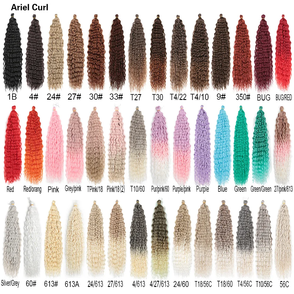 22 inch 30inch  DeepTwist high-temperature silk Latin American curly white long curly hair extensions Kinky Curly Braids