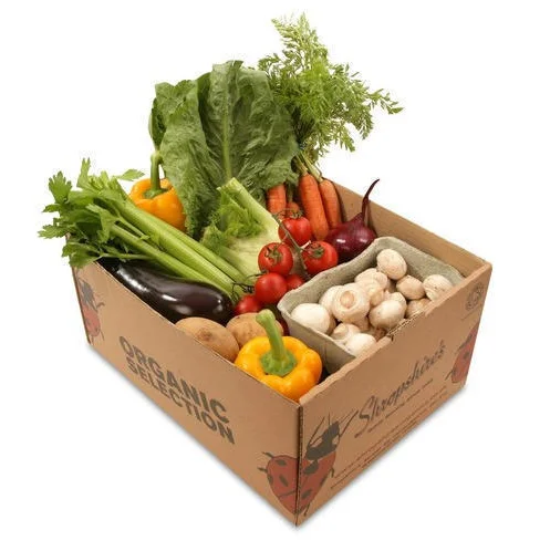 Strong good quality recyclable cardboard carton for fruit and vegetable packaging box