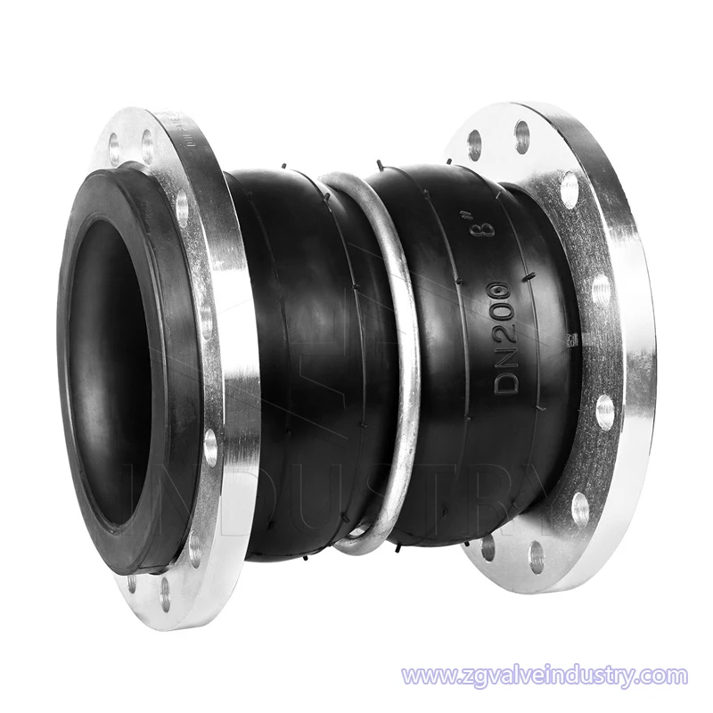 New Design Wholesale Stainless Steel Pipe Fittings KST type double sphere rubber joint