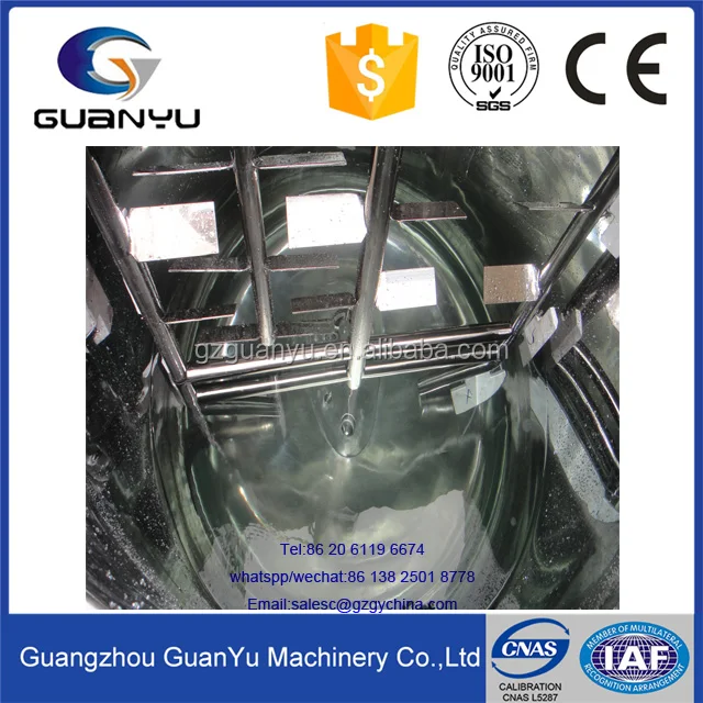 2020 hot selling stainless steel mixing tank with agiator for liquid mixer