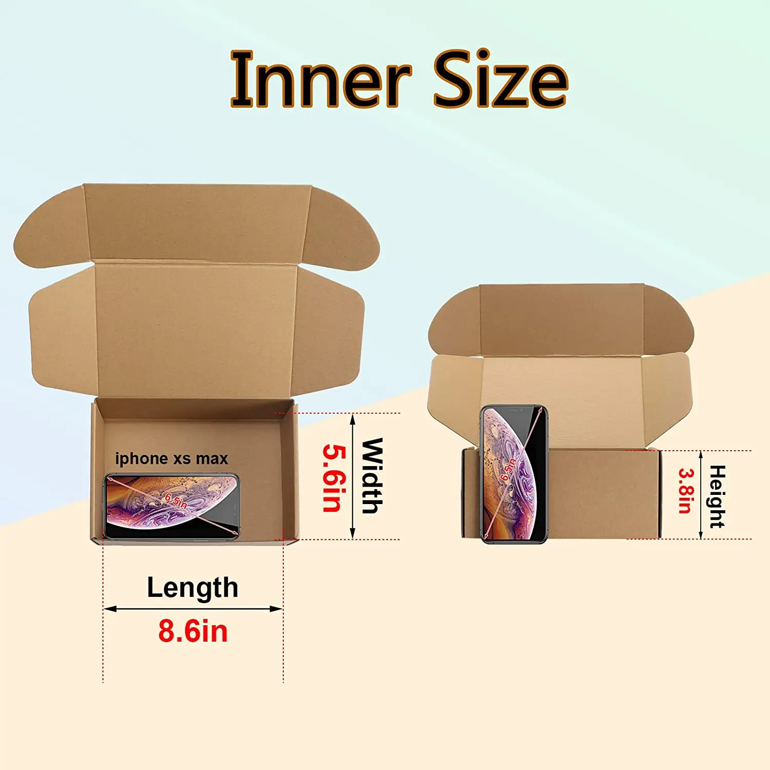 wholesale 9x6x4 Inches Shipping Boxes Pack of 25, Small Corrugated Cardboard Box for Mailing Packing Literature Mailer