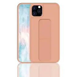 PU leather candy color magnetic Phone Case For Iphone 13 12 11 Pro Max  hand wrist strap stand holder back cover  phone case