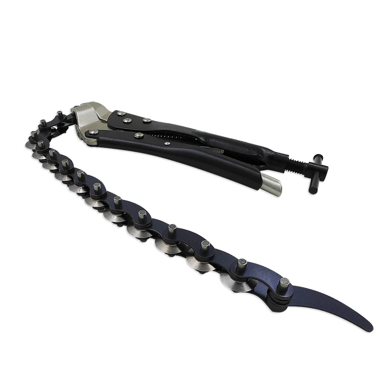 Multi-Wheel Chain Lock-Grip Tube Wrench Tool Handheld Exhaust Pipe Cutter and Plier for Cars