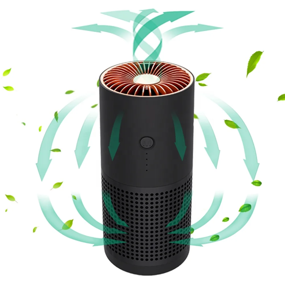 
Best Car Air Purifier 2020 Newest Portable Negative Ion Hepa Air Cleaner Intelligent Silent Ionic Air freshener for Home Office 